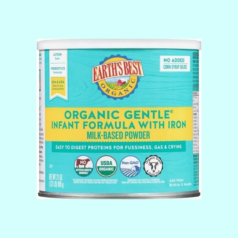 Earth's Best Organic Gentle Infant Powder Formula