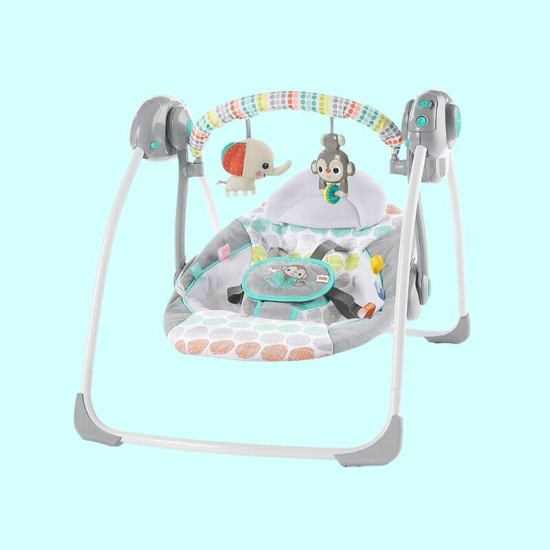 Bright Starts Whimsical Wild Automatic Swing